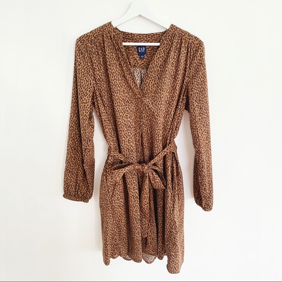 3/$25 GAP Leopard Print Dress - Size Medium - Picture 1 of 4